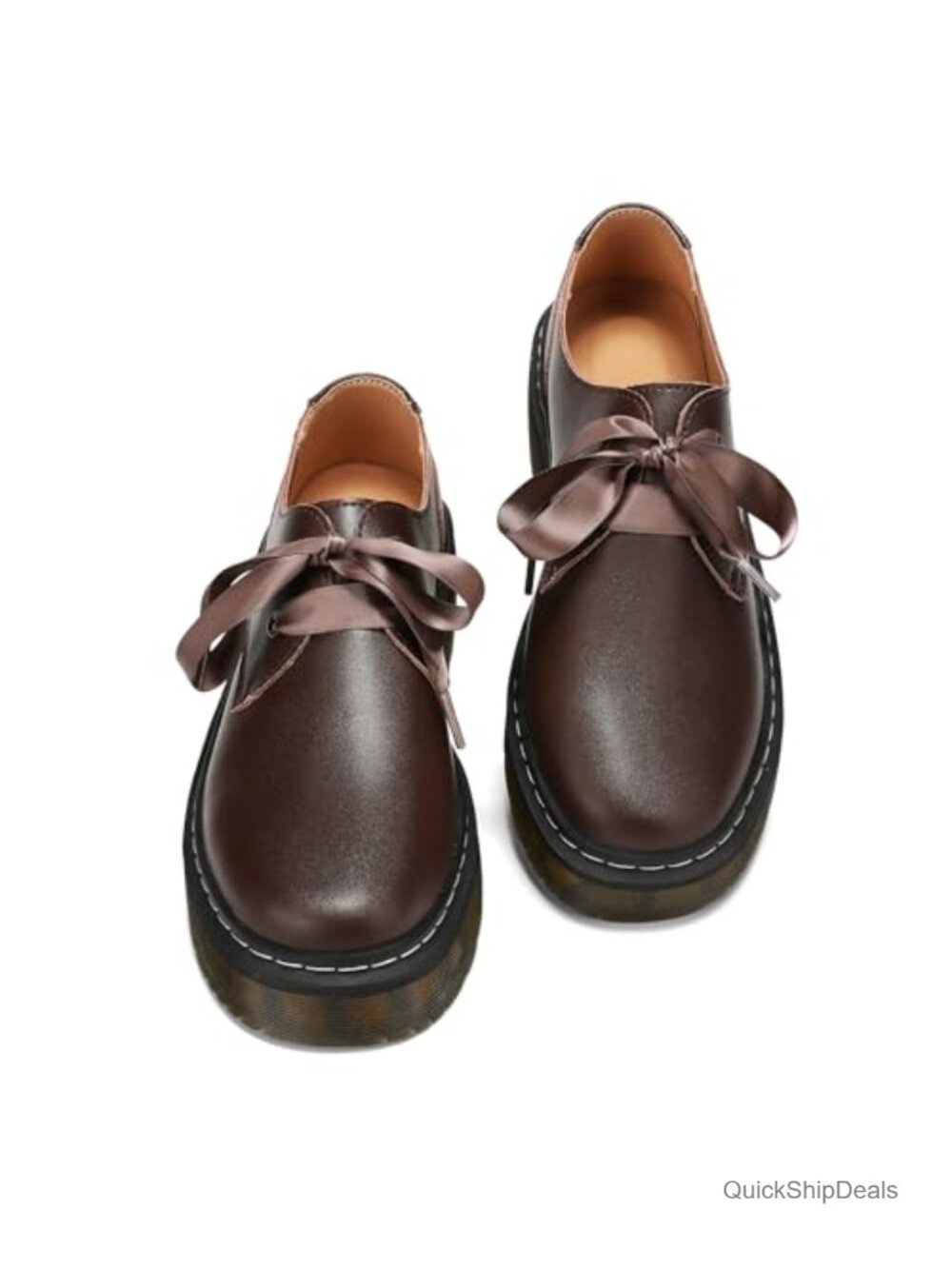 Lace-up Platform Chunky Loafers Lug Sole Oxford Business Work Dress Shoes